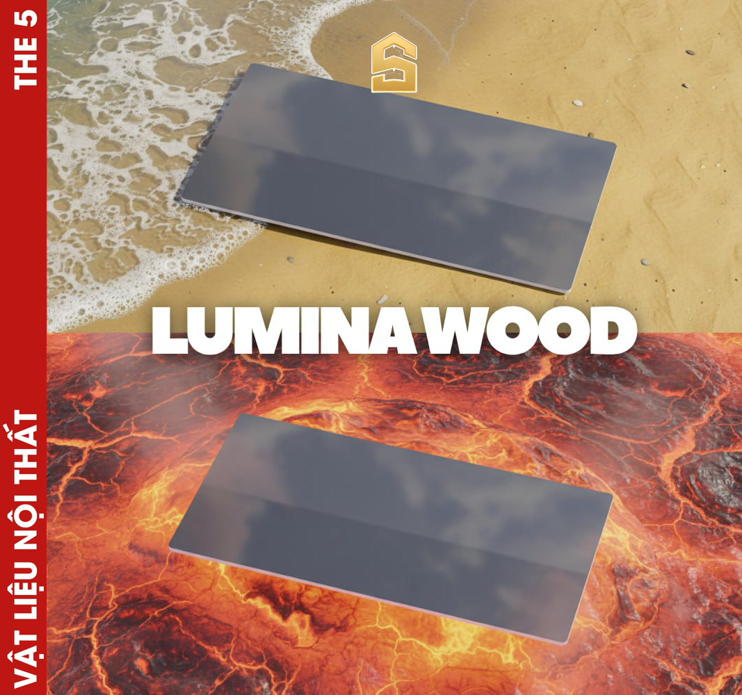 Lumina B-266 Tấm Nhựa Đặc Nội Thất PVC | The 5